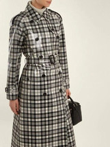 NWT Women Burberry Trench  Eastheath Plaid Rain Coat Double Breasted Siz... - £481.03 GBP