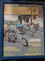 Street Chopper Magazine Cover Oct 1972 framed Artwork  - £9.80 GBP