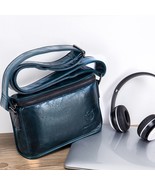 BULL CAPTAIN Genuine Leather Shoulder Messenger Bag with zipper For Men - $85.00