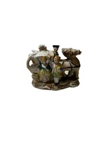 Made in Japan Vintage Horse and Carriage Romantic Couple Figurine Hand P... - $19.64