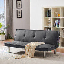 Convertible Folding Futon Sofa Bed Sleeper - £265.68 GBP+