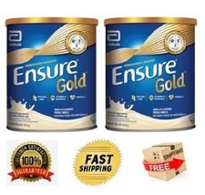 2 Cans Abbott EnsureGold Complete Nutrition Milk Powder Vanilla Flavored... - £117.84 GBP