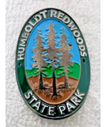 Humboldt Redwood State Park Metal Walking Stick Badge Colorful w Nails - €8,07 EUR