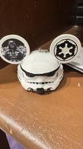 Disney Parks Star Wars Storm Trooper Mickey Mouse Ears Hat Ornament New - $36.90