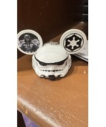 Disney Parks Star Wars Storm Trooper Mickey Mouse Ears Hat Ornament New - $50.44 CAD