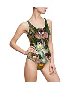 Plus Size Swimwear - Bathing Suits - Floral One-Piece Swimsuit - $39.00