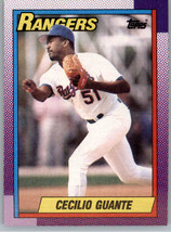 1990 Topps 532 Cecilio Guante  Texas Rangers - £0.77 GBP