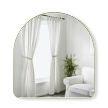 Umbra Hubba Arched Framed Wall Mirror 34 In. W x 36 In. H Brass - $180.00