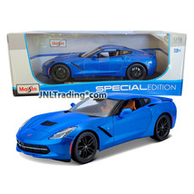Maisto Special Edition 1:18 Die Cast Blue Sport Coupe 2014 Corvette Stingray Z51 - £47.95 GBP