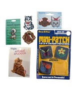 VTG Patch Applique Animal Lot Cat Dog Duck Horse Butterfly Flower Cherry... - $11.76