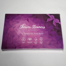 Set of 6 Shower Steamers Aromatherapy Shower Bombs Tablets Cleverfy Sealed - £12.73 GBP