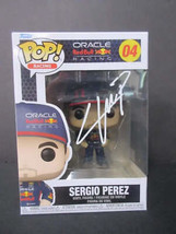 F1 Sergio Perez Signed Oracle Red Bull Racing Funko Pop 04 Direct COA - £228.42 GBP