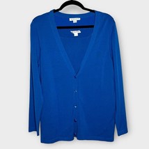 PENDLETON Royal blue silk blend knit twinset cardigan &amp; shell size XL - $48.38