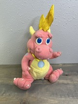 Vintage Playskool Pink Dragon Tales Hasbro Cassie 12&quot; Plush Stuffed Girl - £15.56 GBP
