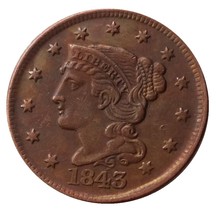  Direct Selling U.S. Big Cents (1839-1852) 14 Years Optional Foreign Copy Commem - £6.63 GBP