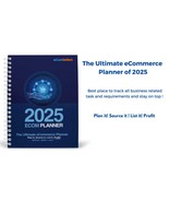 2025 eCommerce Planner, Business Calendar, Daily, Weekly, Monthly eCom P... - $47.99