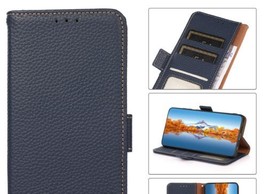 Magnetic Genuine Leather Flip Wallet Case Cover for Samsung S22 S23+ Ultra - £68.24 GBP