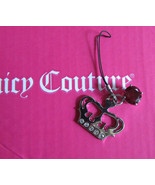 Juicy Couture Purse Charm Key fob Royal Crown Lanyard Vintage New in Jui... - $1,292.46 MXN