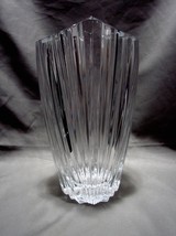 10&#39;&#39; Crystal Table Vase. Thick Walled  - £23.50 GBP