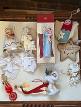 Mixed Lot of Religious Porcelain Hallmark Angel on Earth Handmade Lace Boiled Wo - £11.90 GBP