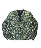 NWT J.Crew Going Out Blazer in Navy Lemon Jacquard Open Front Jacket 10 - £66.68 GBP