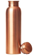 Copper Water Bottle Leak Proof &amp; Rust Proof Matte Finish | 700 ML - £13.58 GBP