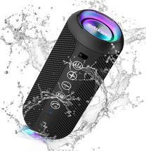 Ortizan Portable Bluetooth Speakers, IPX7 Waterproof Wireless Speaker with 24W L - £44.27 GBP