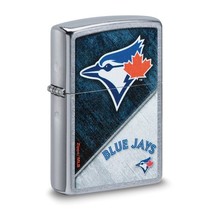 Zippo® MLB®  Toronto Blue Jays Street Chrome™ Lighter - New Design - £27.48 GBP