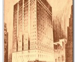 Hotel Taft New York City NY NYC UNP Sepia DB Postcard P24 - $2.92