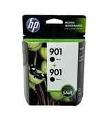 New Genuine hp 901 2-pack Black Ink Cartridge Expiration date: 12/2017 - $340.01 MXN
