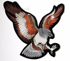 Extra Large Eagle Landing Quality Embroidered Jacket Patch 6.5 Inches - £10.01 GBP