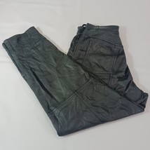 Together Biker RN#41488 Women&#39;s Black Genuine Leather Pants Size 6 (28×28) - €25,41 EUR