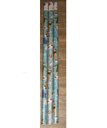 NEW Aqua Blue ELF Classic Christmas Gift Wrapping Paper 3Rl=60sqft - £21.64 GBP