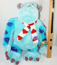 Vintage Sulley Holiday Greeter 18&quot; Plush Toy Figure - Monsters Inc Disney 2013 - £12.01 GBP