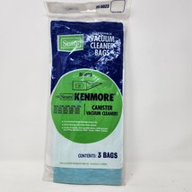 3 SEARS KENMORE Disposable Canister Vacuum Cleaner Bags 20-5023 - $7.77