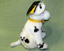 Vintage Hallmark Top Dog Graduation Dalmatian 12&quot; 2000 With Hang Tag Cap Plush - £10.85 GBP