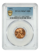 1971 1C PCGS MS67+RD - $3,564.75
