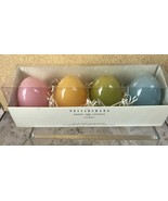 Pottery Barn Multi Color Easter Egg Candles - Set of 4 - New in Box - 1.... - £14.12 GBP