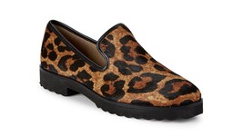 NEW KARL LAGERFELD Paris Leopard Print Calf-Hair Loafers - MSRP $149.00! - £47.17 GBP