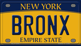 Bronx New York Novelty Mini Metal License Plate Tag - £11.72 GBP