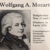 Cd Teldec / Wolfgang Amadeus Mozart - Symphonies Number 32 And 36 Harnoncourt - $8.95