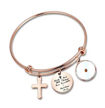 Seed Bible Verse Bracelet with God All are - $46.74