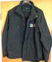 Port Authority Solid Black Long Sleeve Zip Pocket Mens Jacket Size XXL - £54.43 GBP