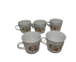 Vintage Corelle Corning Mugs, Coffee or Tea, Set Of 5, Indian Summer Des... - $10.66