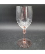 Rare c.1930&#39;s Heisey Depression Glass KING ARTHUR PINK Tall Water GOBLET - $67.53 CAD