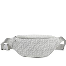 Aim High Woven Neoprene Belt Bag Fanny Pack Sling Bag Bone - £42.59 GBP