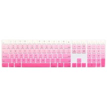 Ultra Thin Silicone Full Size Wireless Numeric Keyboard Cover Skin For M... - £15.14 GBP