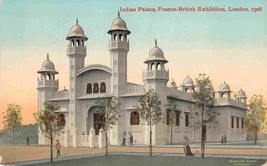 Indian Palace Franco British Exhibition London UK 1908 postcard - £5.73 GBP