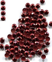 Rhinestuds Faceted RED Hot Fix  2mm  Iron on   2 Gross  288 Pieces - £4.57 GBP