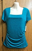 Ladies AB Studio Missy Small Top NWT color is Jade - $22.00
